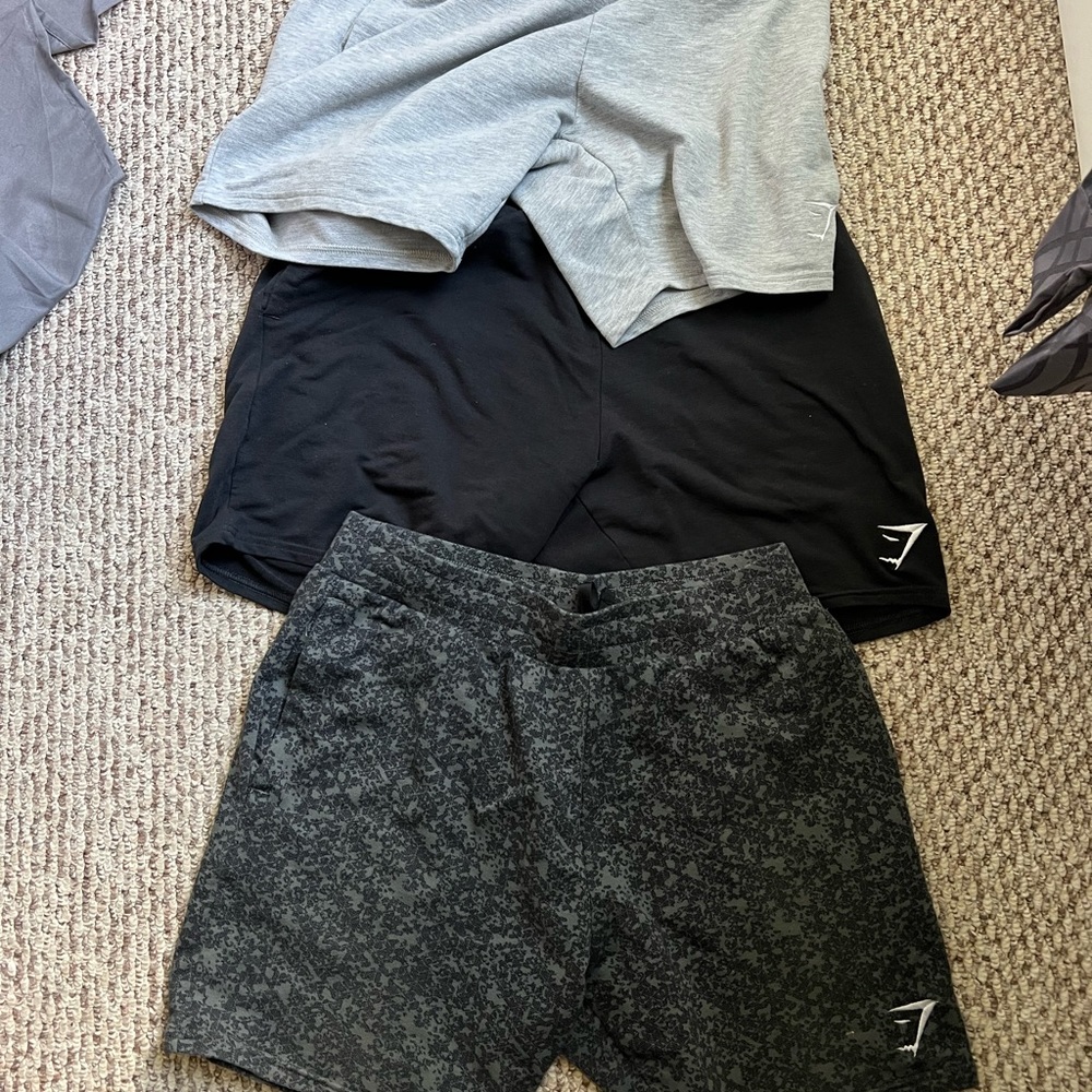 Gymshark shorts bundle of 3 medium mens sized
